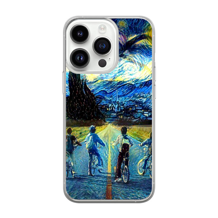 Stranger Things Starry Night iPhone 14 Pro Case