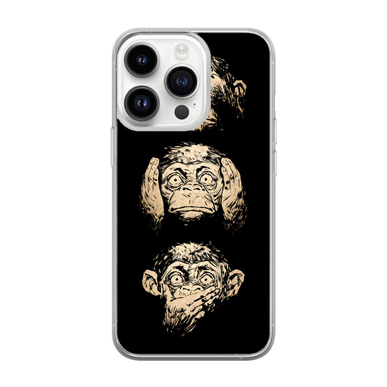 3 Wise Monkey iPhone 14 Pro Case