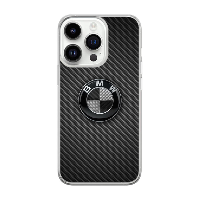 BMW Black Carbon iPhone 14 Pro Case