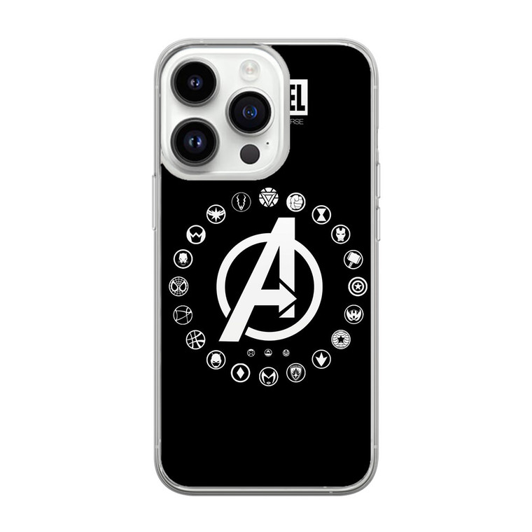 Marvel Universe Logo iPhone 14 Pro Case