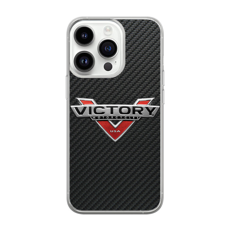 Victory Motorcycle Logo iPhone 14 Pro Case