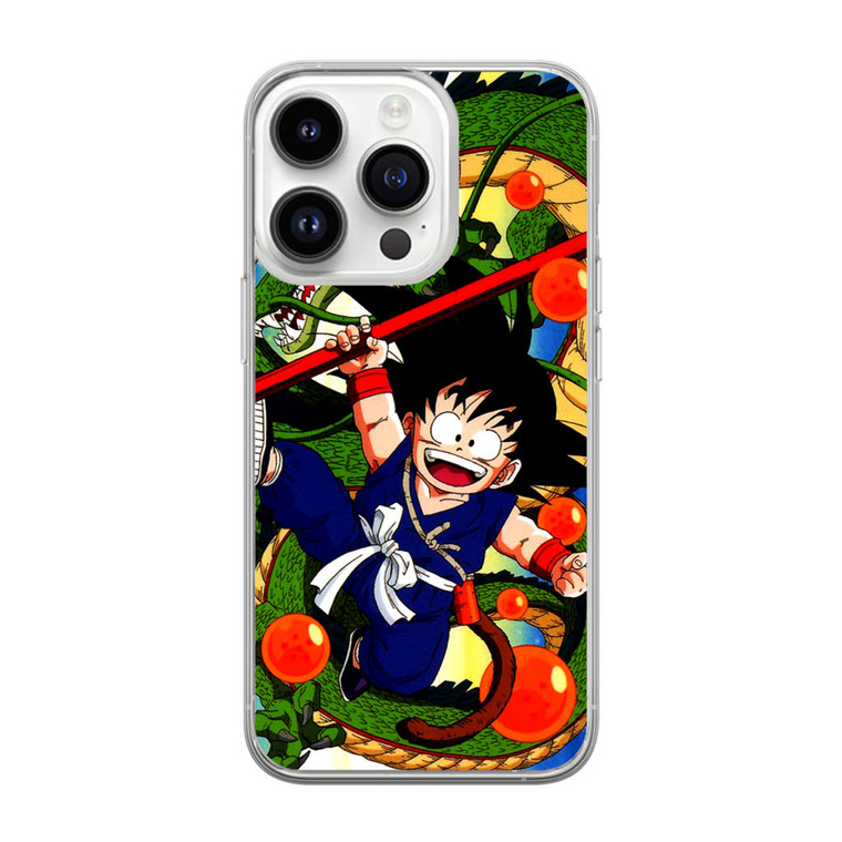 Shenlong and Goku Dragon Ball Z iPhone 14 Pro Case