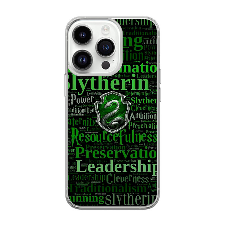 Slytherin Quote Logo iPhone 14 Pro Case