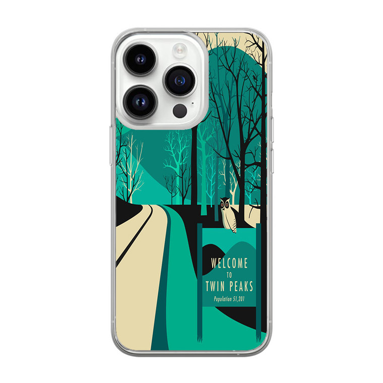 Welcome To Twin Peaks iPhone 14 Pro Case