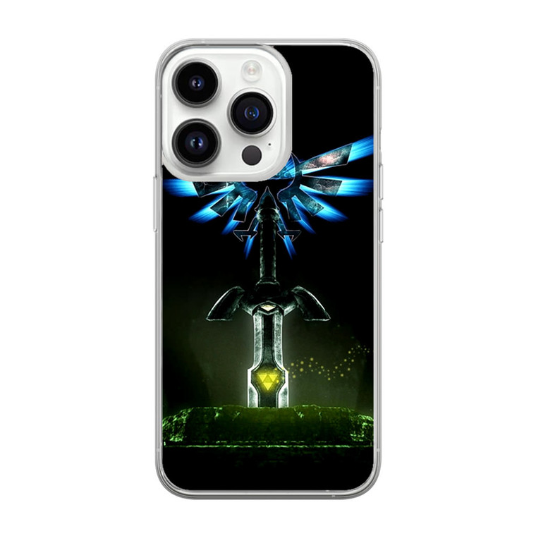 Eagle Triforce Black Legend of Zelda iPhone 14 Pro Case