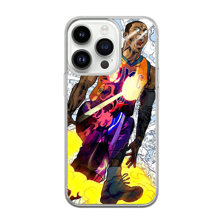 Russell Westbrook Art iPhone 14 Pro Case