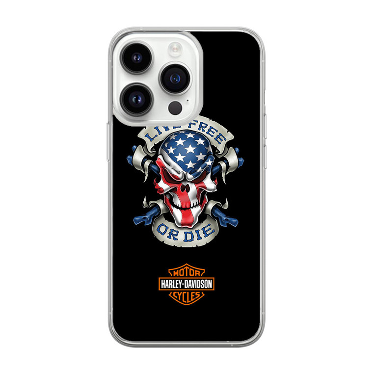 Harley Davidson Live Free iPhone 14 Pro Case