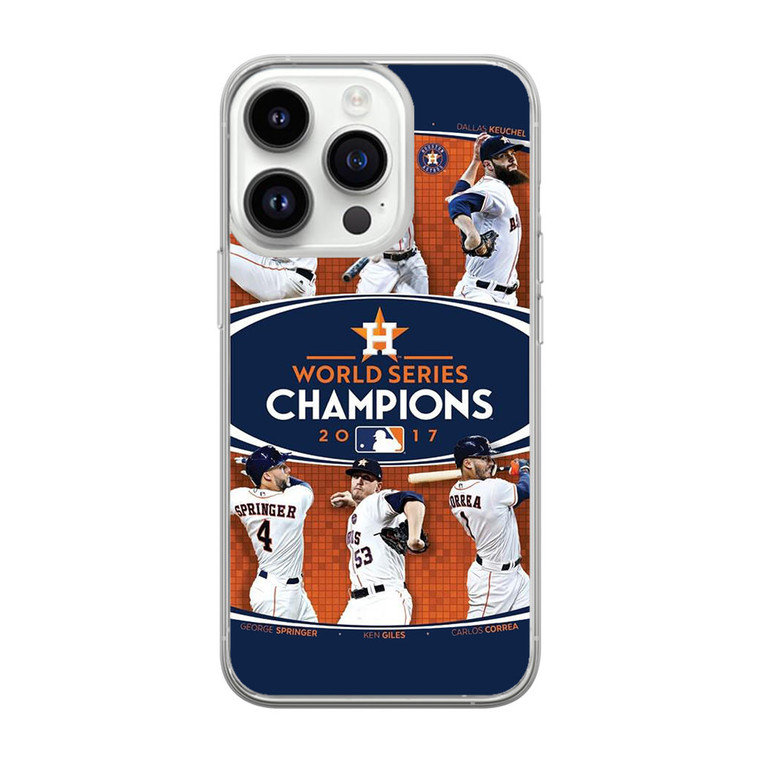 Houston Astros 2017 World Series Champions iPhone 14 Pro Case