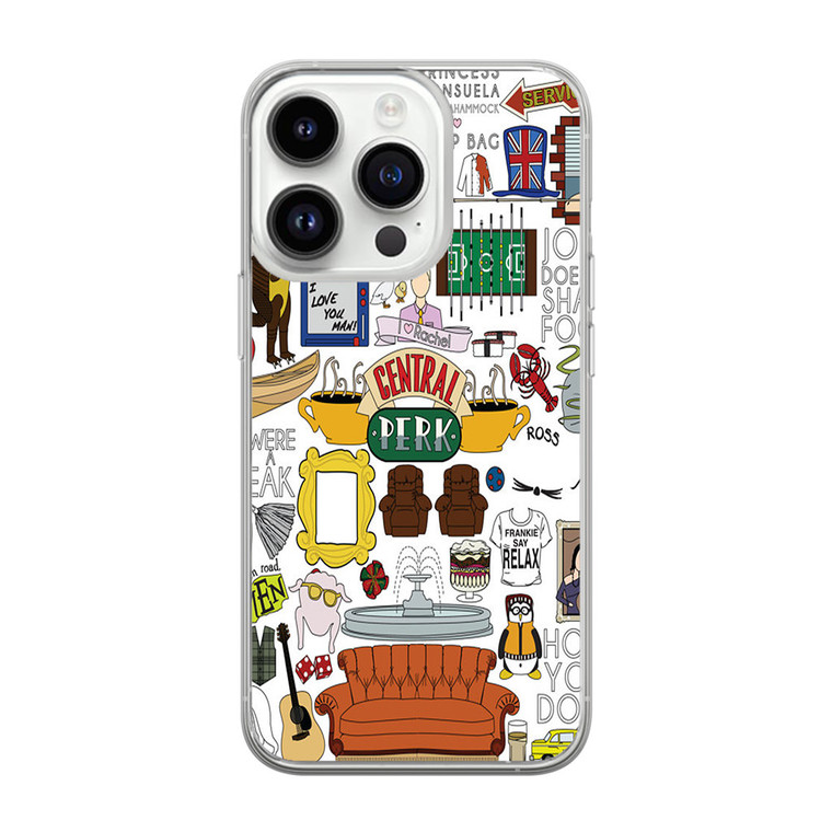 Friends Tv Show Central Perk iPhone 14 Pro Case