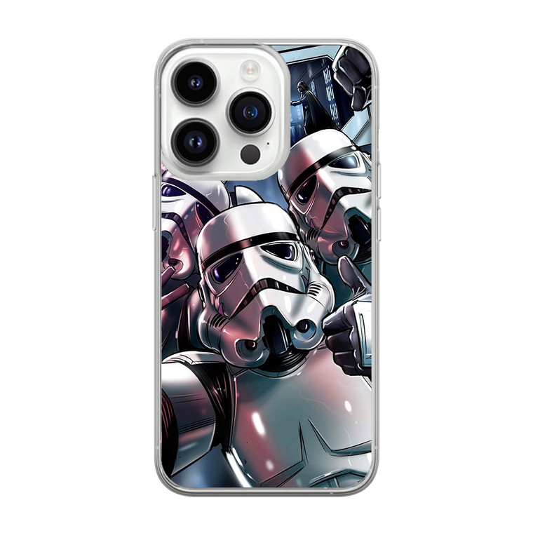 Star Wars Stormtrooper Selfie iPhone 14 Pro Case