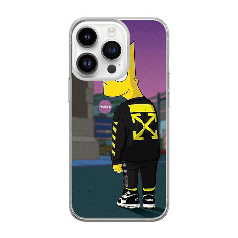 Bart Hypebeast OW iPhone 14 Pro Case