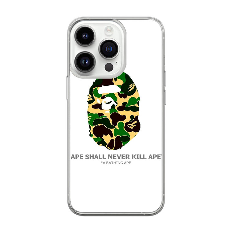 Bape Ape Camo iPhone 14 Pro Case