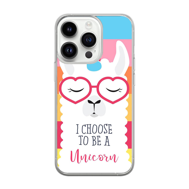 Llama Unicorn iPhone 14 Pro Case