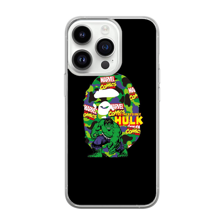 Marvel X Bape Hulk iPhone 14 Pro Case