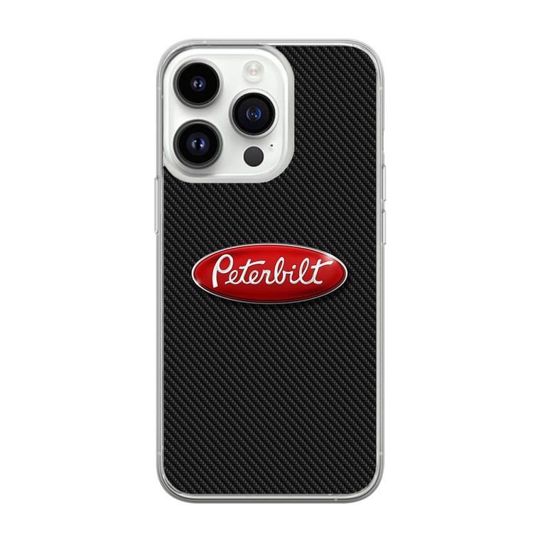 Peterbilt Carbon Logo iPhone 14 Pro Case