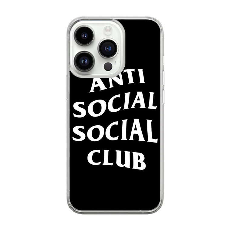 Anti Social Social Club Black iPhone 14 Pro Case
