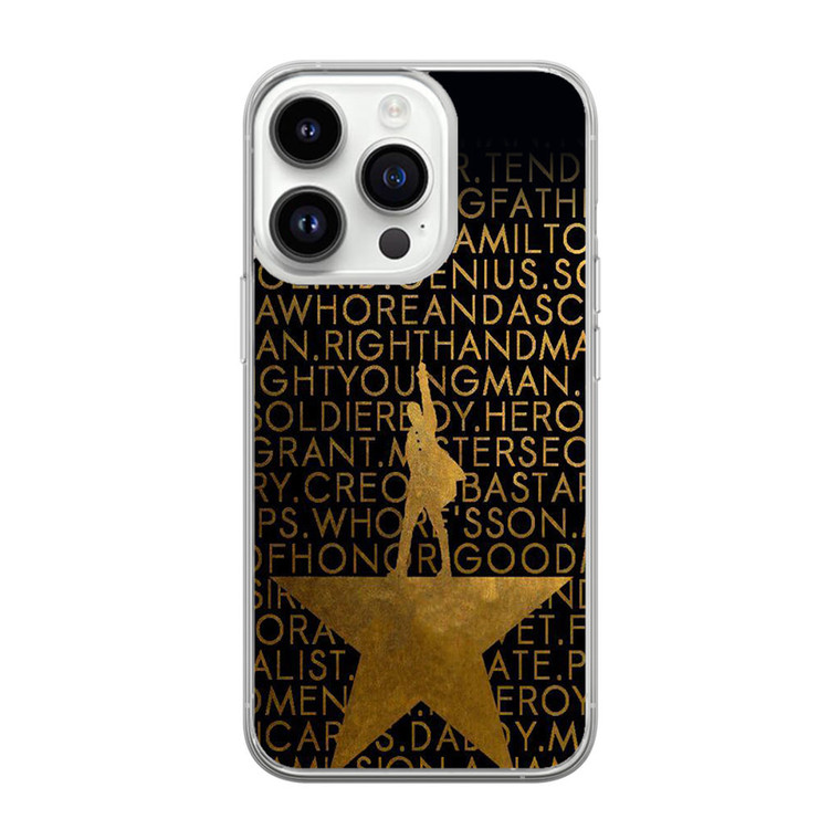 Hamilton Lyrics iPhone 14 Pro Case