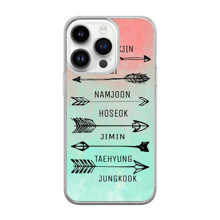 BTS Member iPhone 14 Pro Case