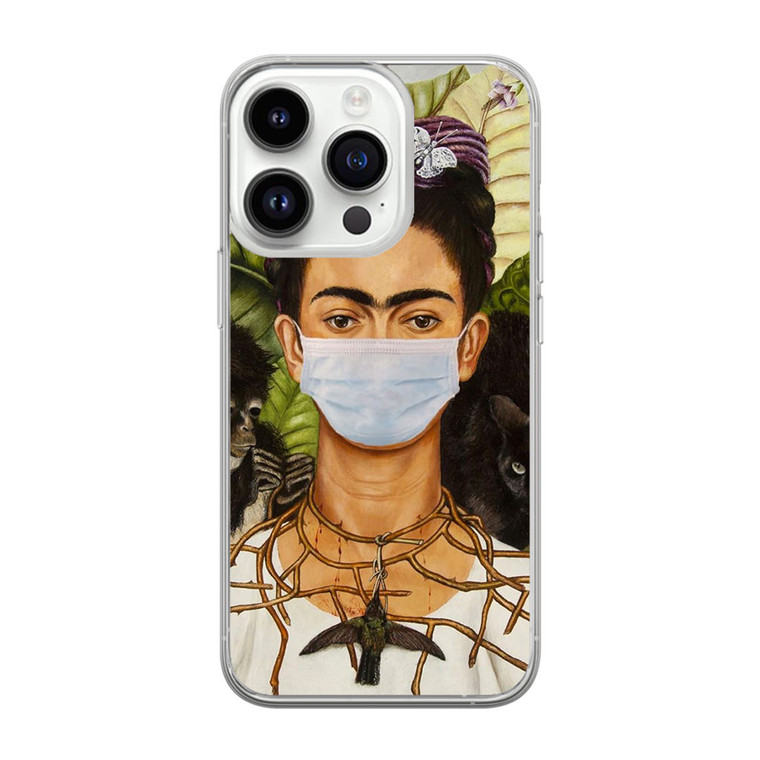 Frida Kahlo Wear Mask iPhone 14 Pro Case