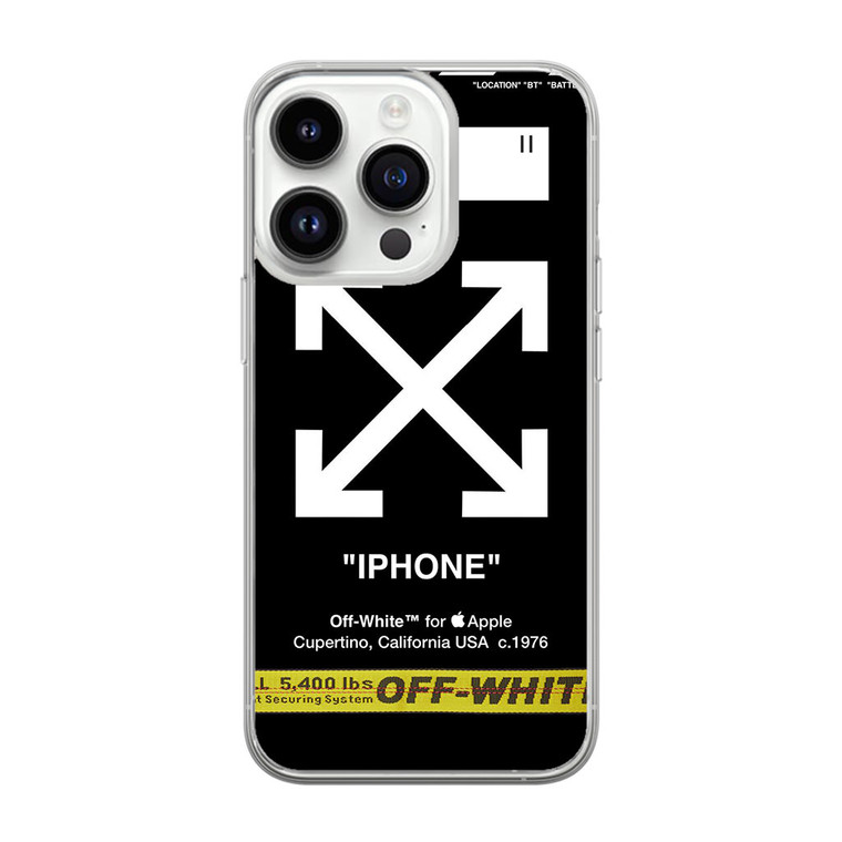 Off White X Apple iPhone 14 Pro Case