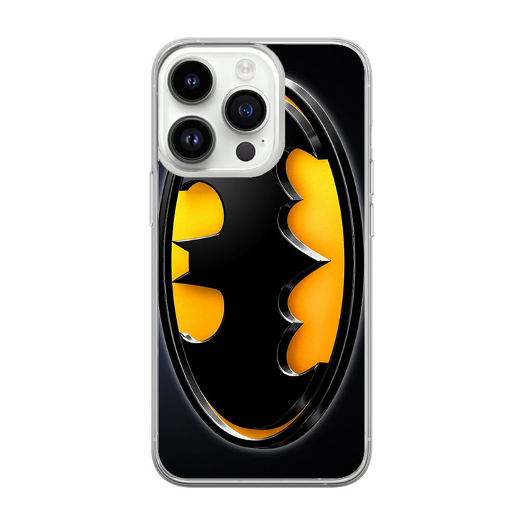 Batman Logo 3D iPhone 14 Pro Case
