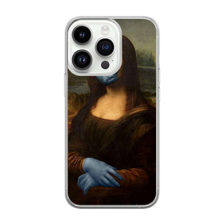 Monalisa Social Distance iPhone 14 Pro Case