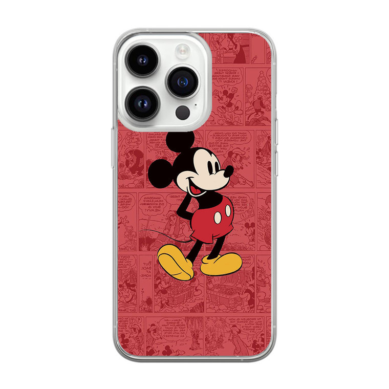 Mickey Mouse Black iPhone 14 Pro Case