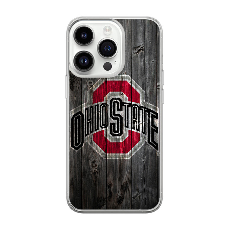 Ohio State Art Wood iPhone 14 Pro Case