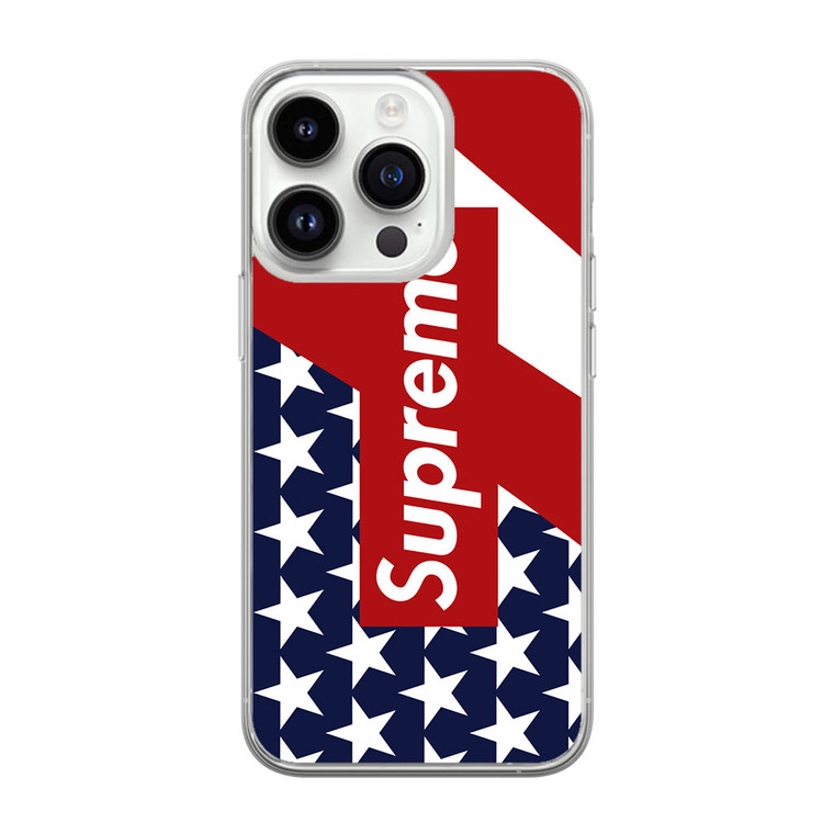 Supreme Flag iPhone 14 Pro Case
