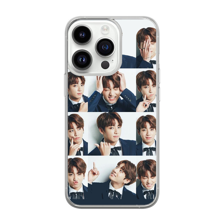 Jungkook Collage iPhone 14 Pro Case