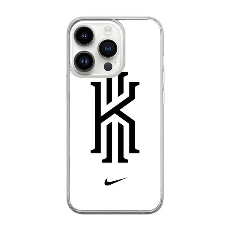 Kyrie Irving Nike Logo White1 iPhone 14 Pro Case