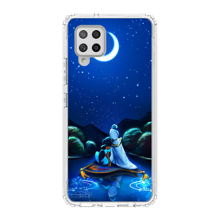 Aladdin and Jasmine Boating night Samsung Galaxy A42 5G Case