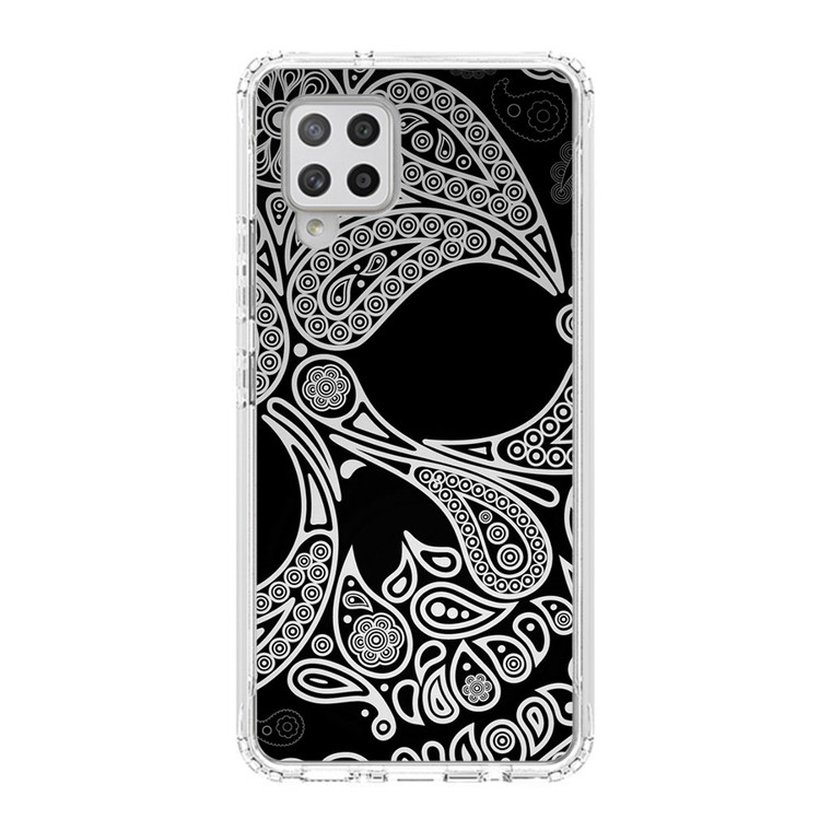 Black Skull Samsung Galaxy A42 5G Case