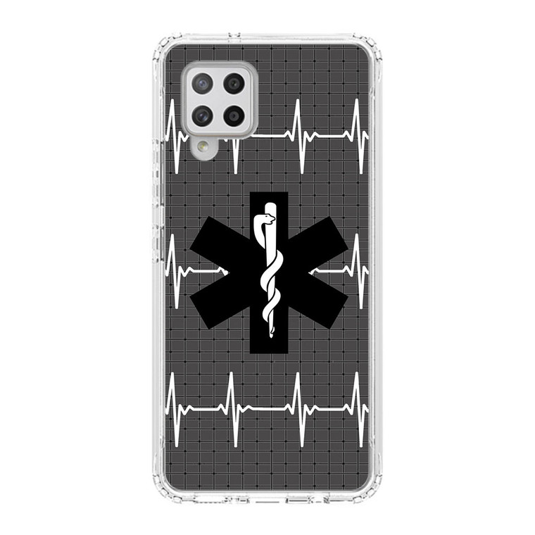 EMT EMS MEDICAL ICON BLACK Samsung Galaxy A42 5G Case