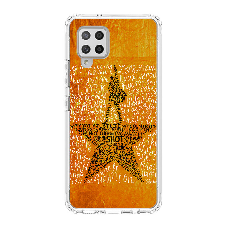 Hamilton Musical Lyrics Samsung Galaxy A42 5G Case