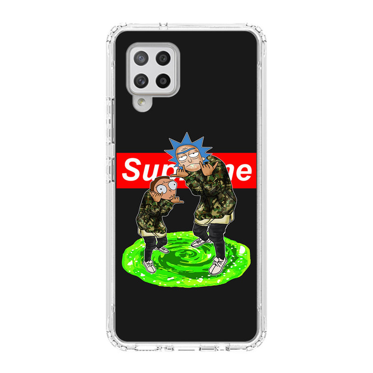 Rick and Morty Supreme Samsung Galaxy A42 5G Case