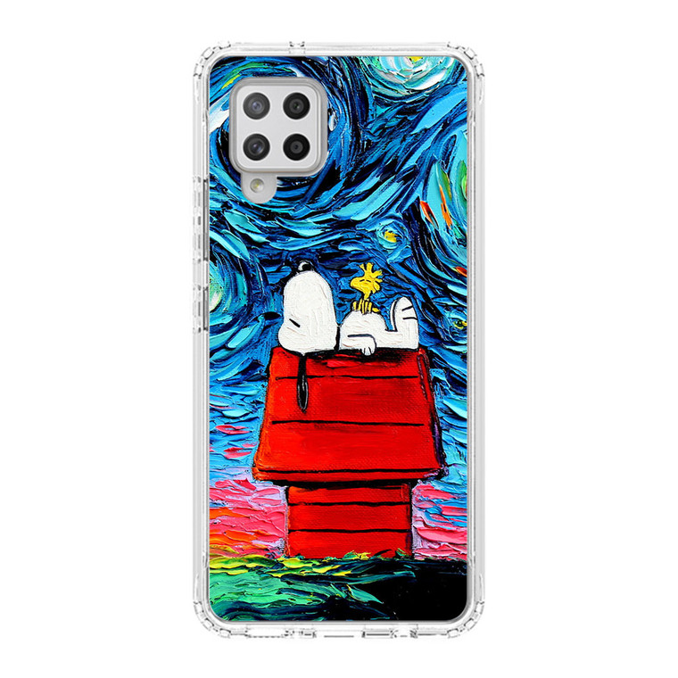 Snoopy Starry Night Van Gogh Samsung Galaxy A42 5G Case