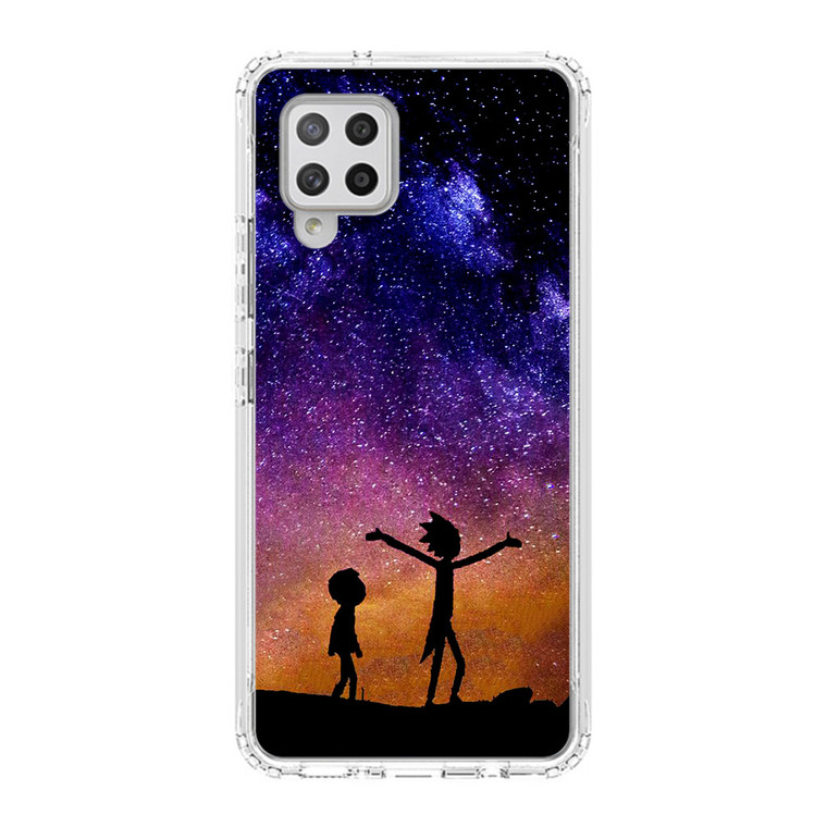 Rick and Morty Space Nebula Samsung Galaxy A42 5G Case