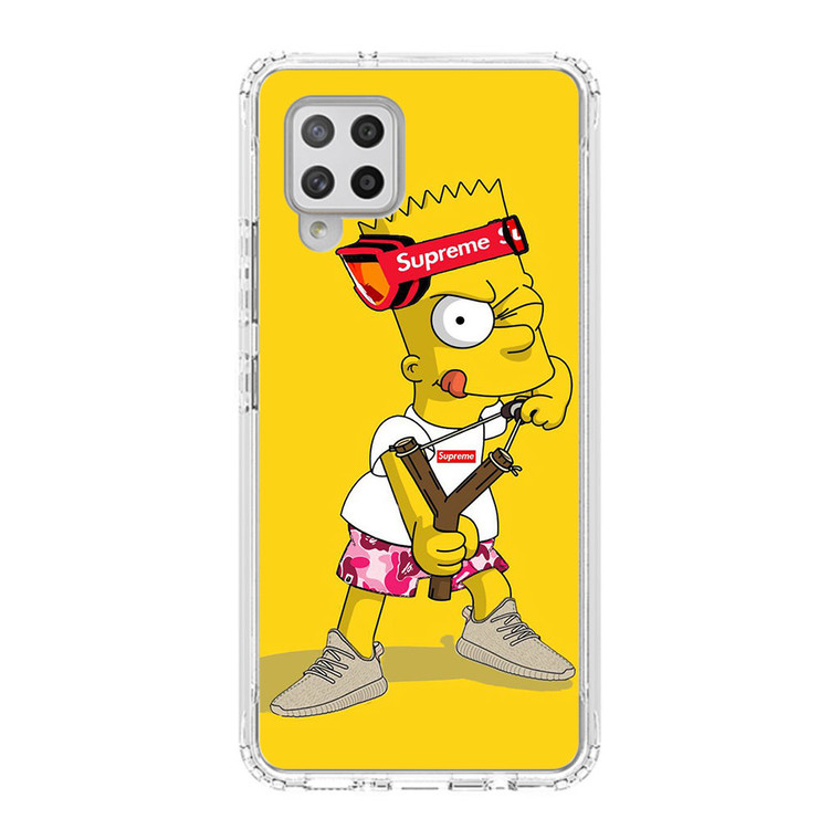 Explore Bart Simpson Supreme Samsung Galaxy A42 5G Case