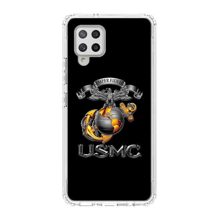 Military USMC Semper Fidelis Samsung Galaxy A42 5G Case