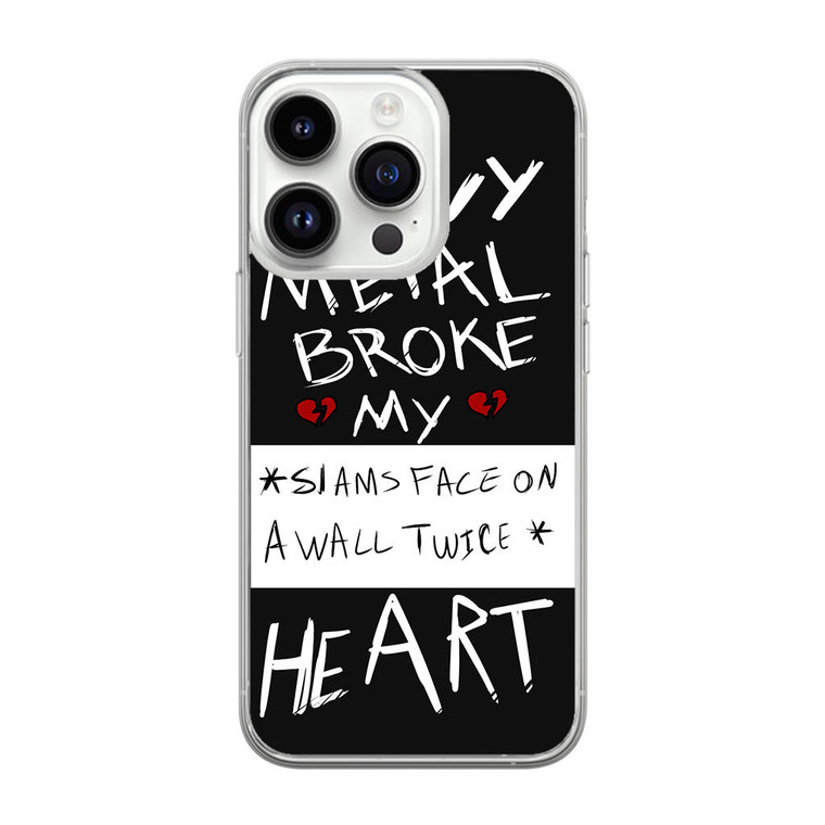 Fall Out Boys Heavy Metal Broke My Heart iPhone 14 Pro Max Case