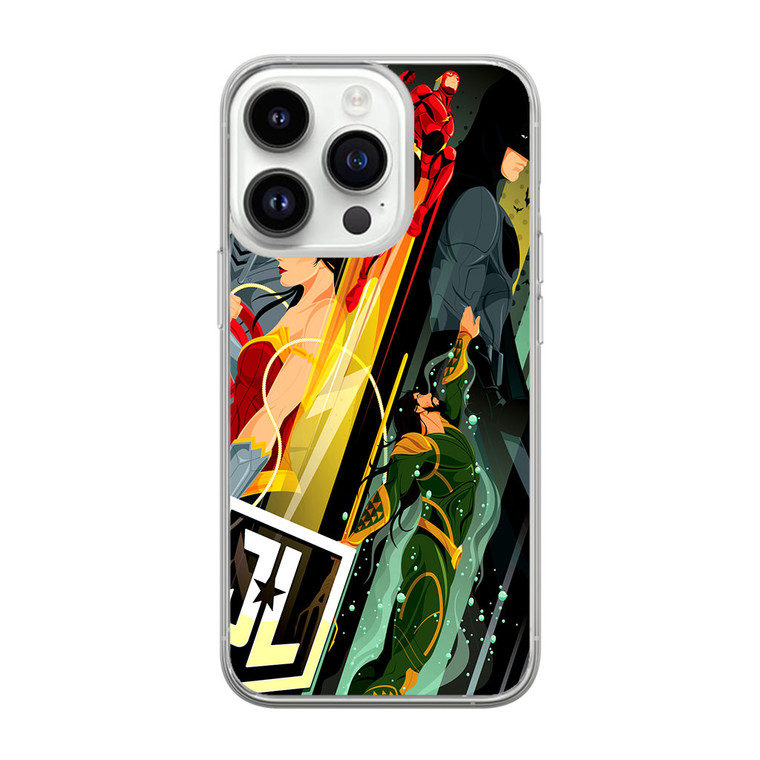 Justice League Poster iPhone 14 Pro Max Case