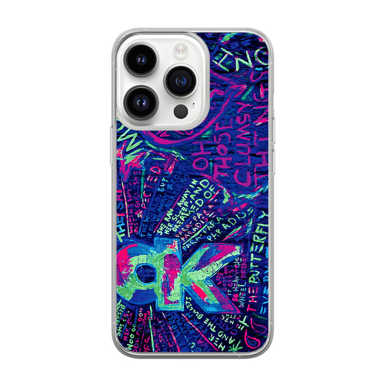 Coldplay Lyrics iPhone 14 Pro Max Case
