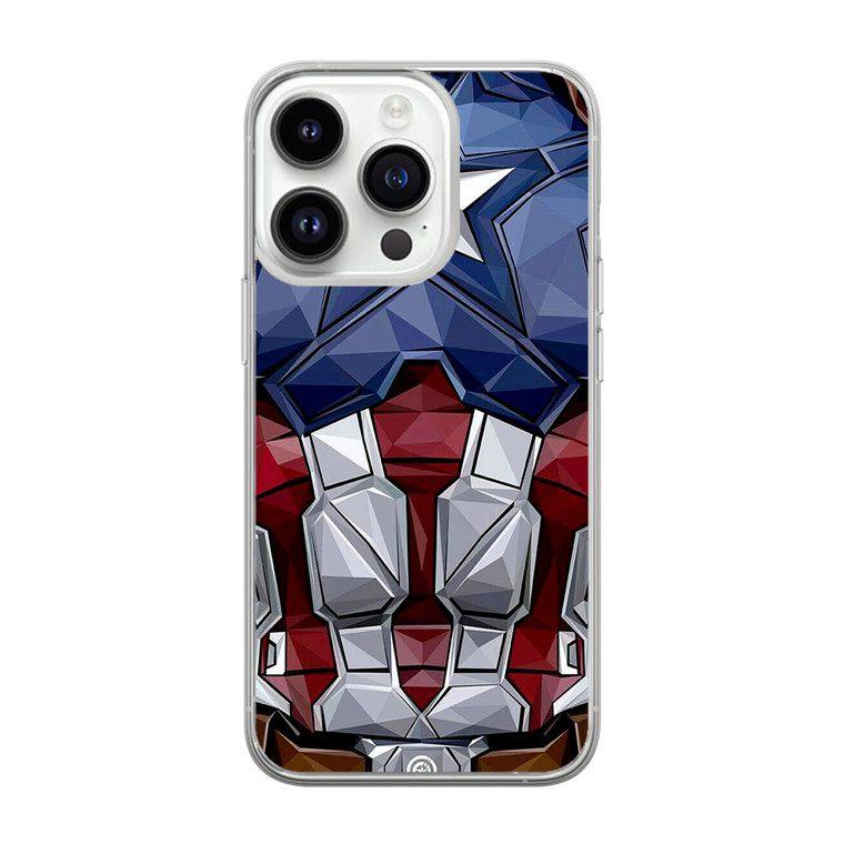 Captain America Comic Costume iPhone 14 Pro Max Case
