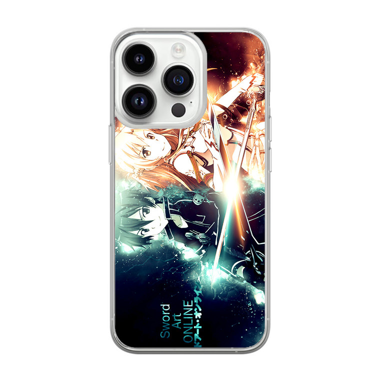 Sword Art Online Kirito and Asuna iPhone 14 Pro Max Case