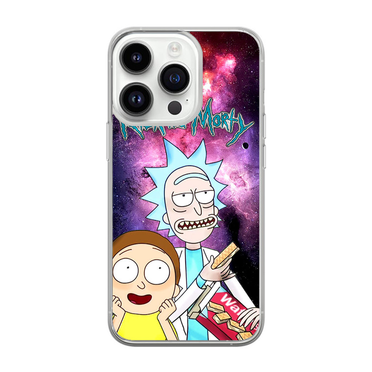 Rick and Morty Nebula Space iPhone 14 Pro Max Case