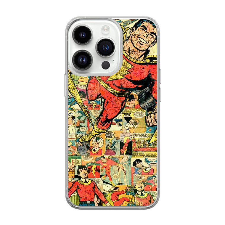 Shazam Comic iPhone 14 Pro Max Case