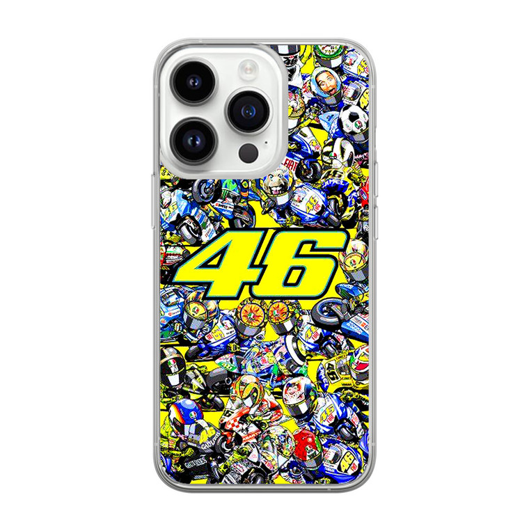 46 Valentino Rossi The Doctor iPhone 14 Pro Max Case