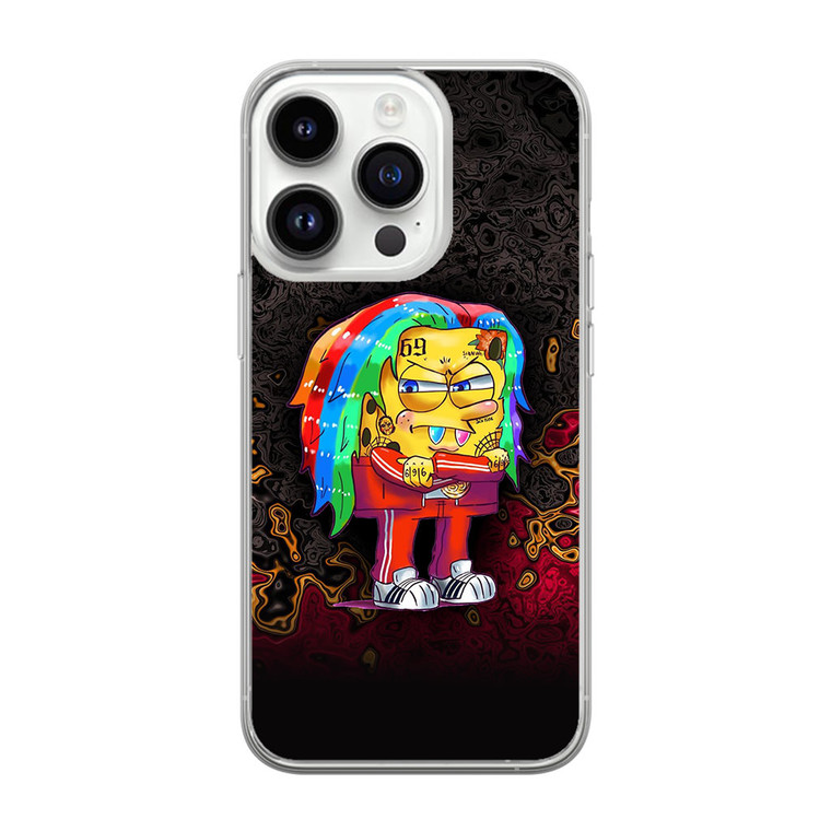 Spongebob Hypebeast 69 Mode iPhone 14 Pro Max Case