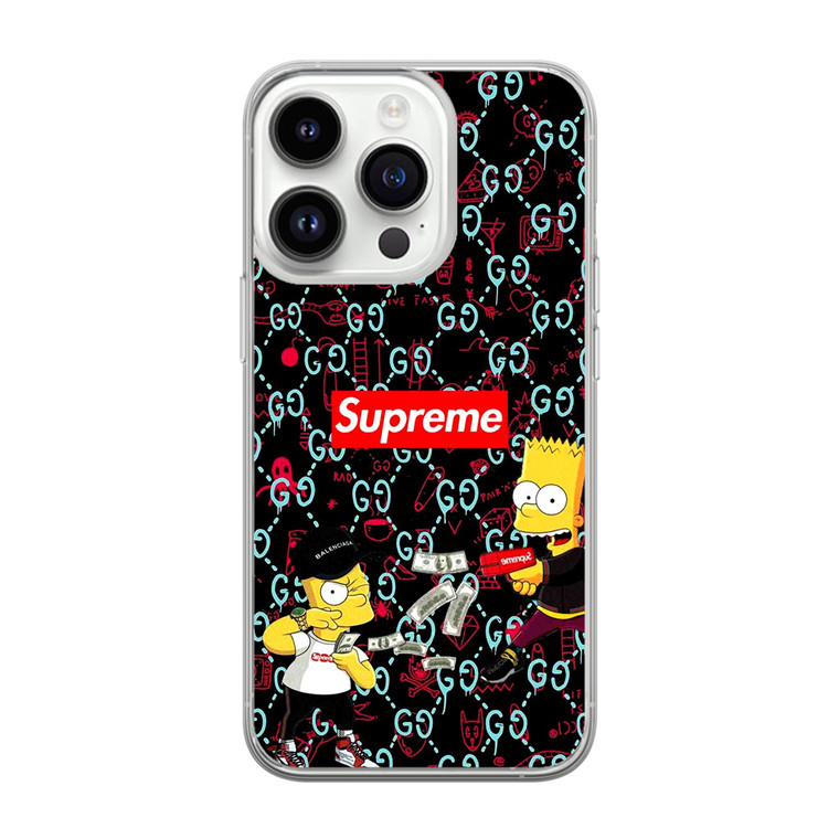 Bart Sup Bape Camo iPhone 14 Pro Max Case